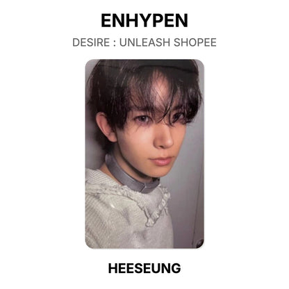 ENHYPEN DESIRE : UNLEASH SHOPEE Offizielle Fotokarte