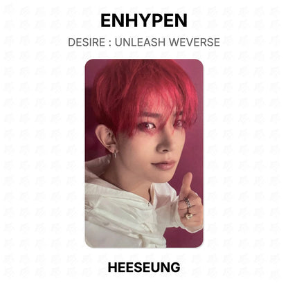 ENHYPEN DESIRE : UNLEASH WEVERSE Official Photocard