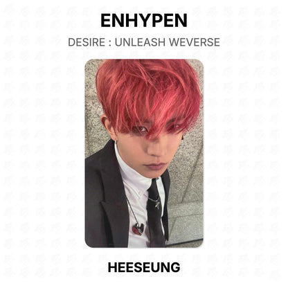 ENHYPEN DESIRE : UNLEASH WEVERSE Official Photocard