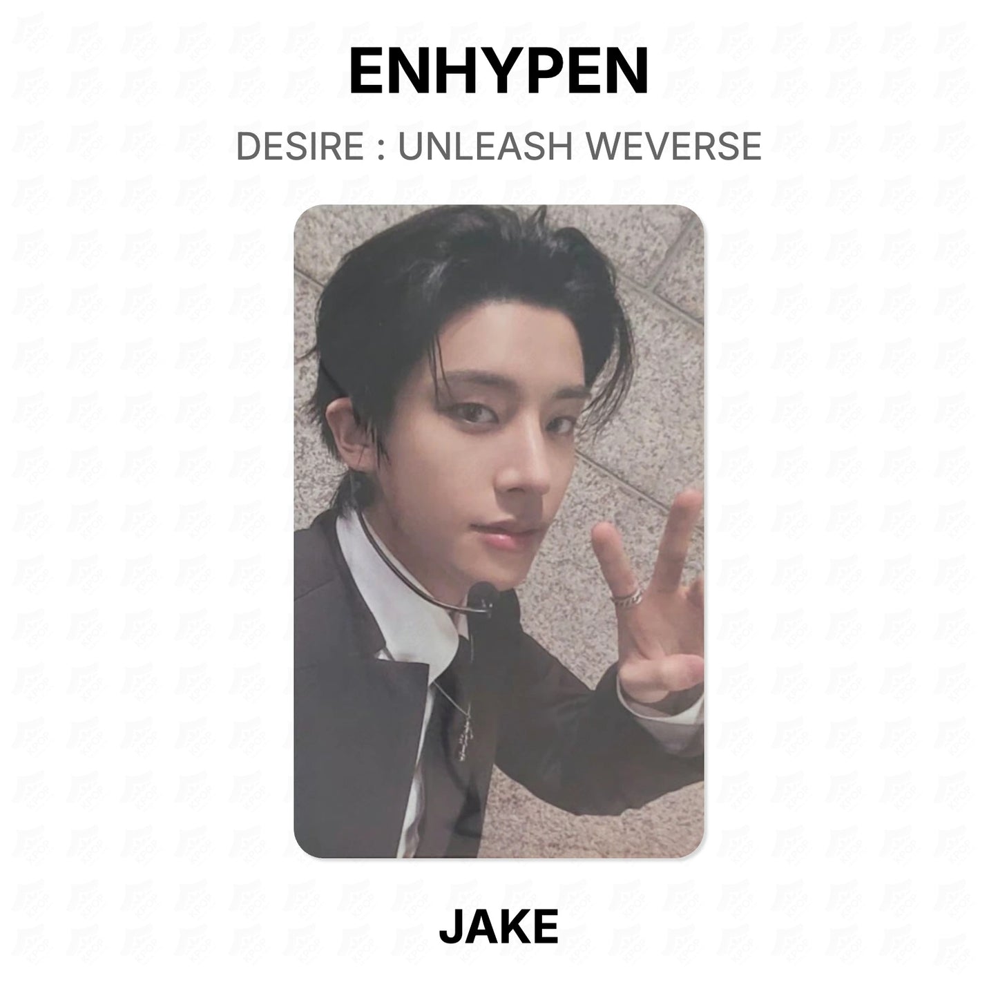 ENHYPEN DESIRE : UNLEASH WEVERSE Official Photocard