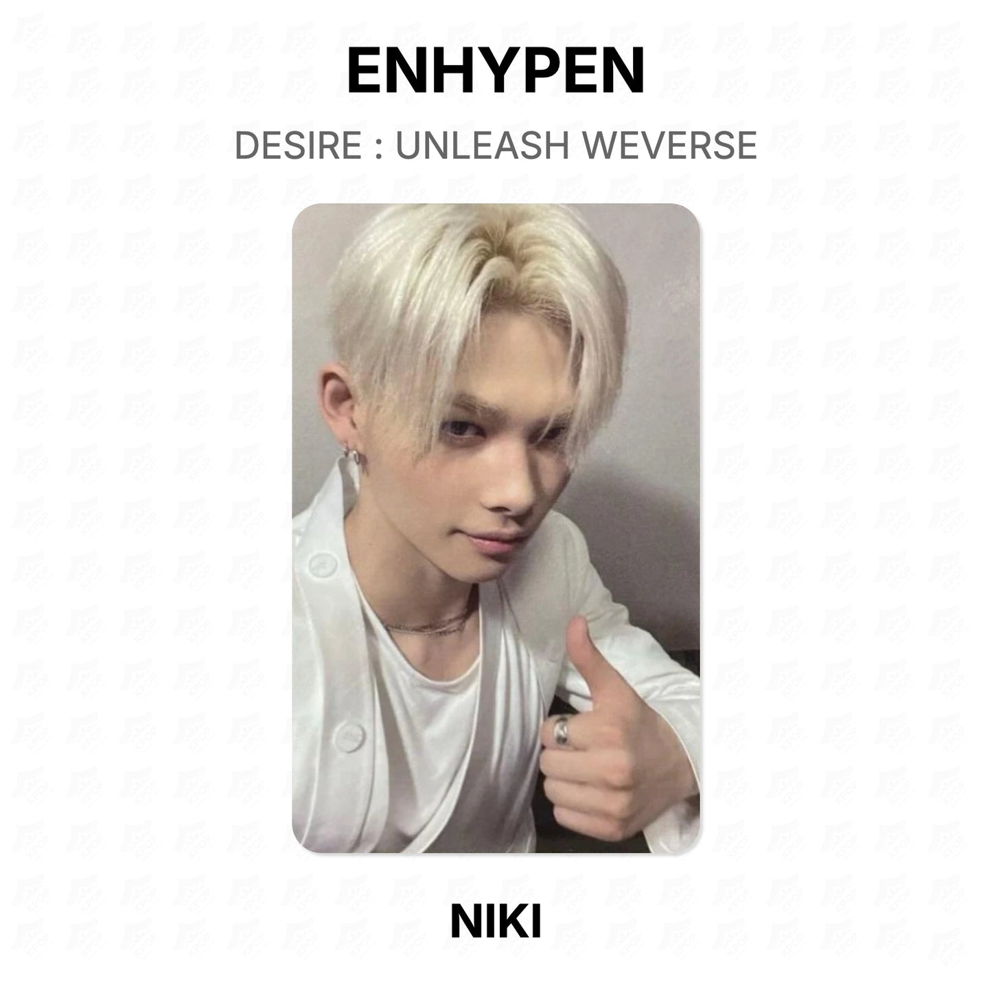ENHYPEN DESIRE : UNLEASH WEVERSE Official Photocard