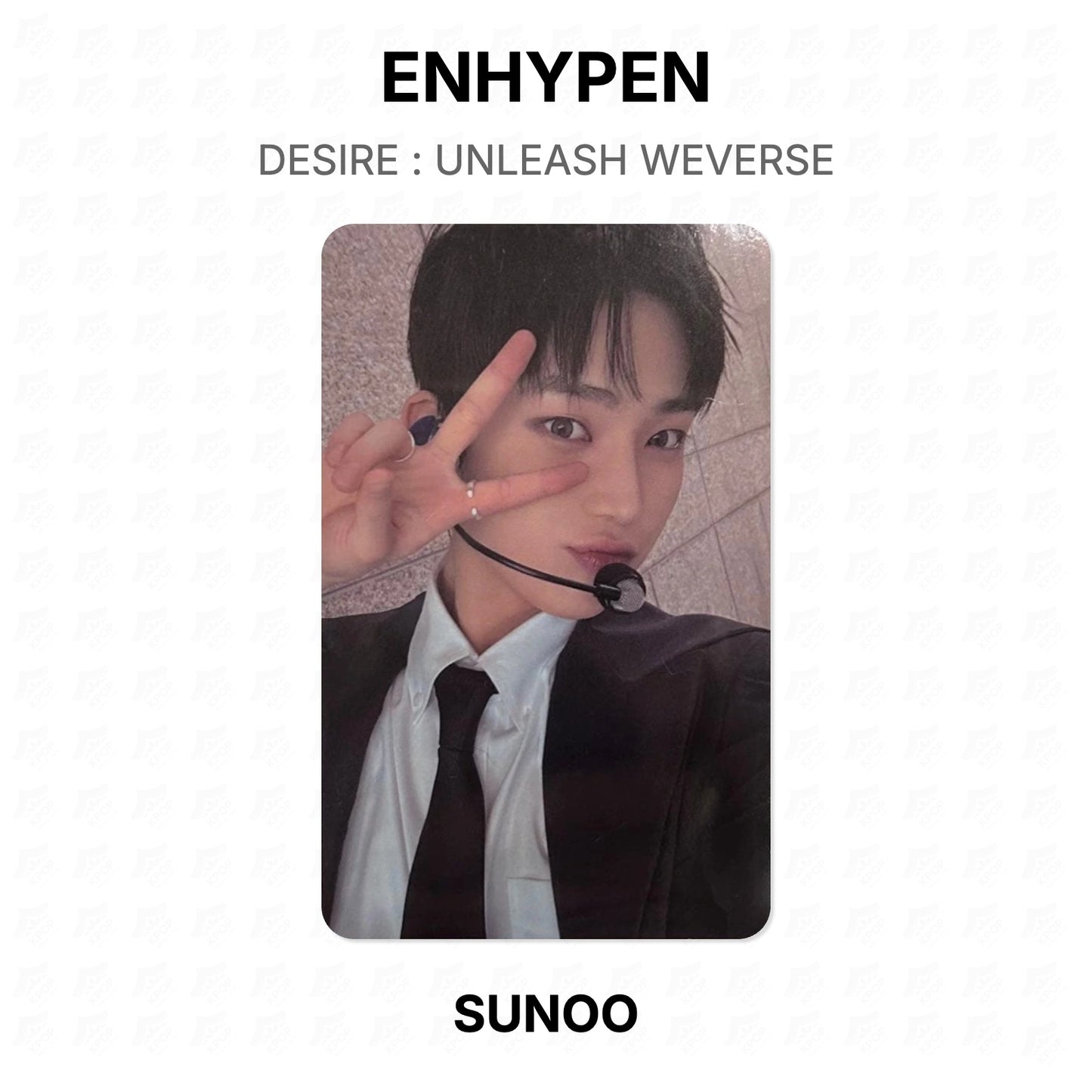 ENHYPEN DESIRE : UNLEASH WEVERSE Official Photocard