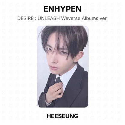ENHYPEN DESIRE : UNLEASH Weverse Albums ver. Official Photocard