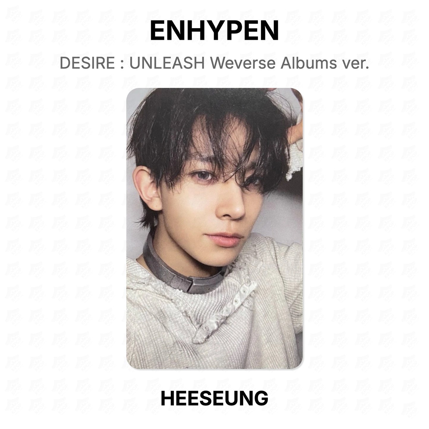 ENHYPEN DESIRE : UNLEASH Weverse Albums ver. Official Photocard