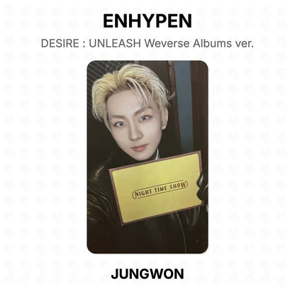 ENHYPEN DESIRE : UNLEASH Weverse Albums ver. Official Photocard