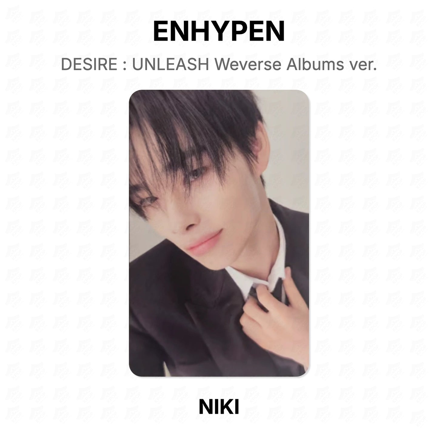 ENHYPEN DESIRE : UNLEASH Weverse Albums ver. Official Photocard