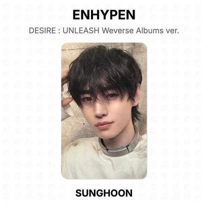 ENHYPEN DESIRE : UNLEASH Weverse Albums ver. Official Photocard