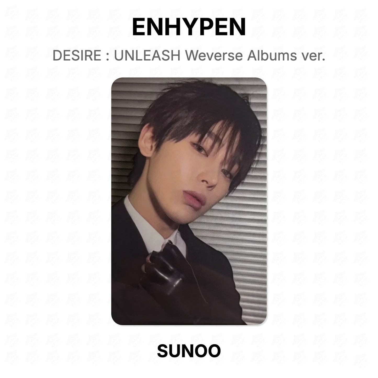 ENHYPEN DESIRE : UNLEASH Weverse Albums ver. Official Photocard