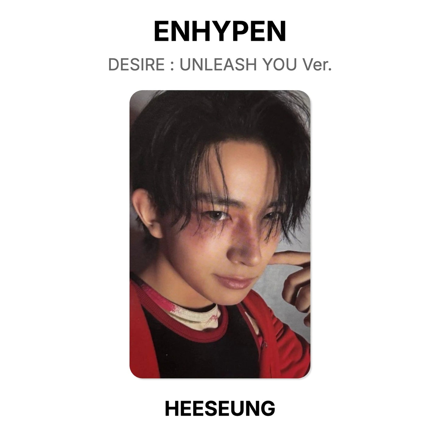 ENHYPEN DESIRE : UNLEASH YOU Ver. Official Photocard