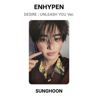 ENHYPEN DESIRE : UNLEASH YOU Ver. Official Photocard