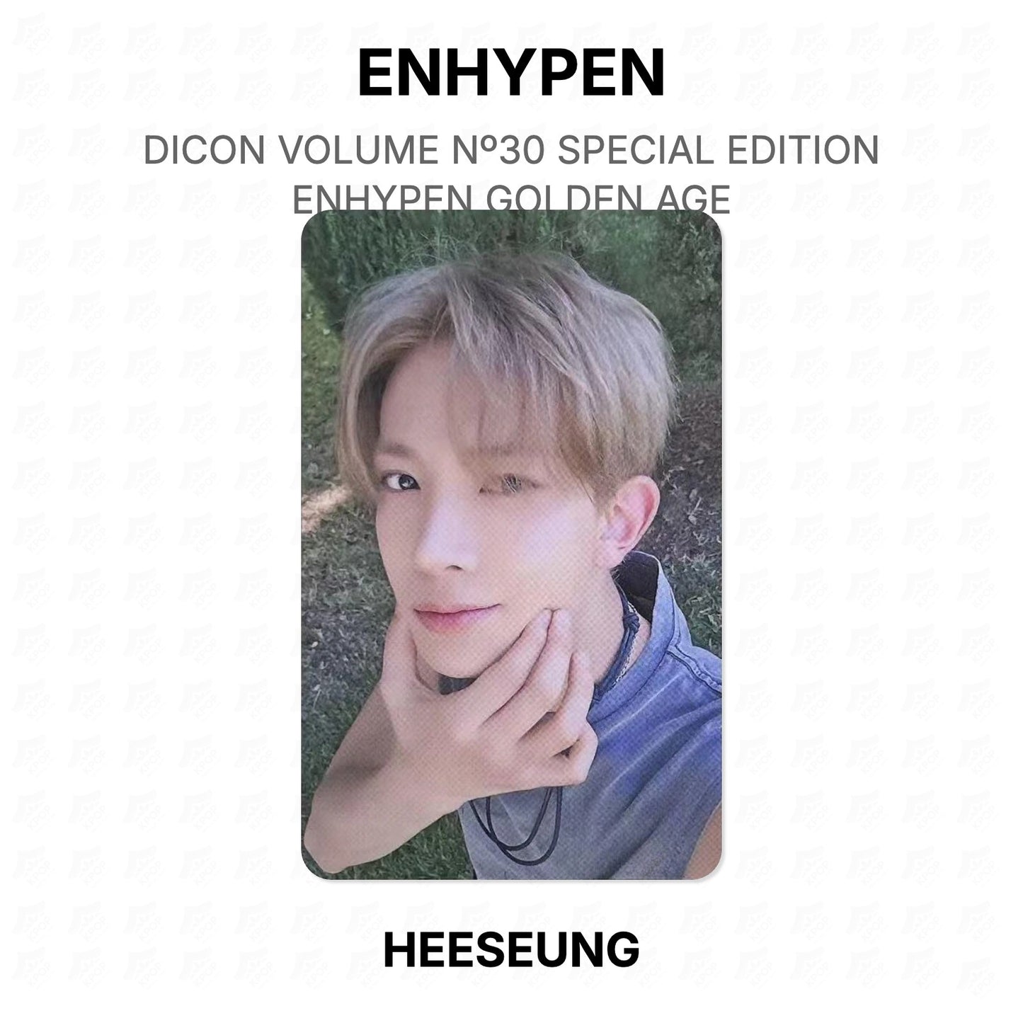 ENHYPEN DICON VOLUME Nº30 SPECIAL EDITION ENHYPEN GOLDEN AGE Offizielle Fotokarte