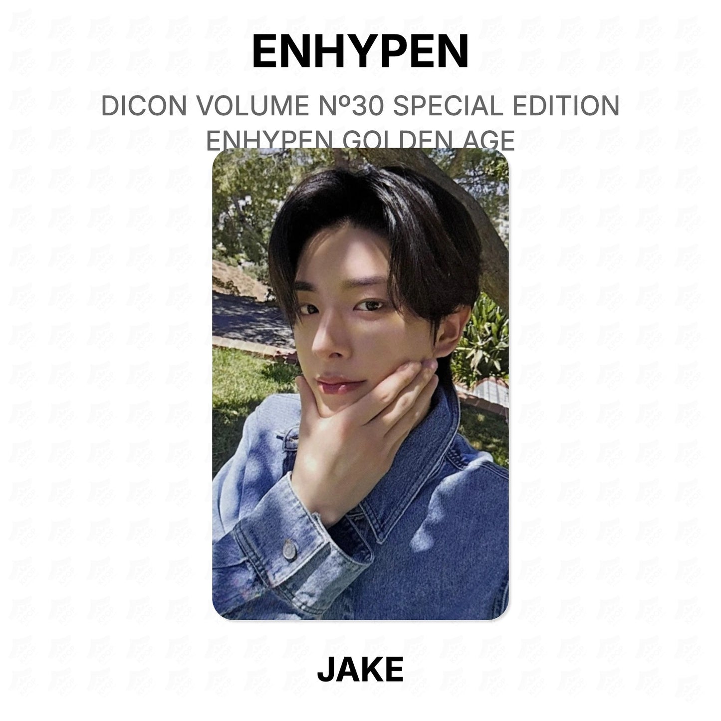 ENHYPEN DICON VOLUME Nº30 SPECIAL EDITION ENHYPEN GOLDEN AGE Offizielle Fotokarte