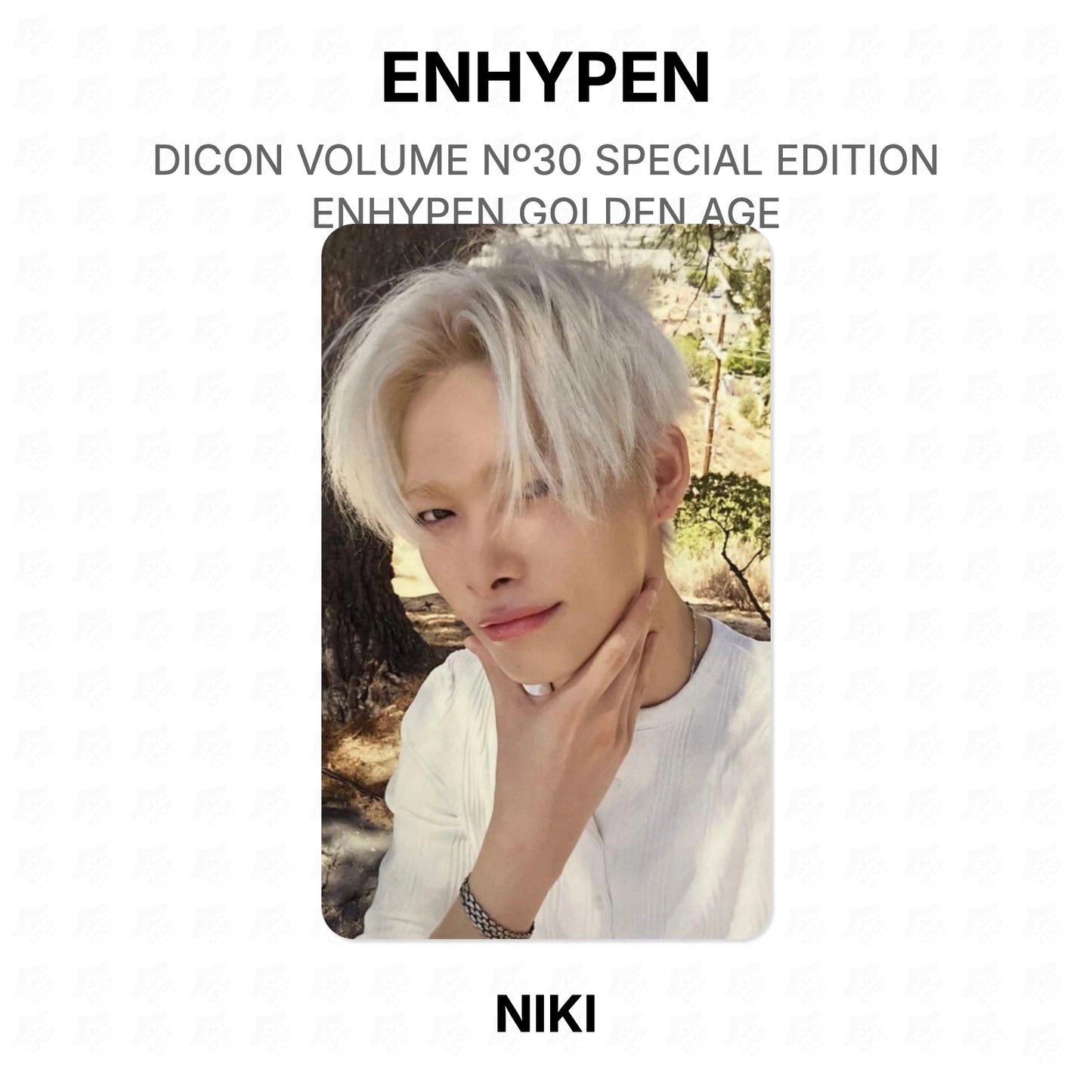 ENHYPEN DICON VOLUME Nº30 SPECIAL EDITION ENHYPEN GOLDEN AGE Offizielle Fotokarte