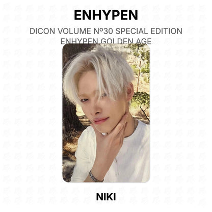 ENHYPEN DICON VOLUME Nº30 SPECIAL EDITION ENHYPEN GOLDEN AGE Offizielle Fotokarte