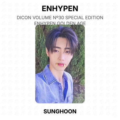 ENHYPEN DICON VOLUME Nº30 SPECIAL EDITION ENHYPEN GOLDEN AGE Offizielle Fotokarte