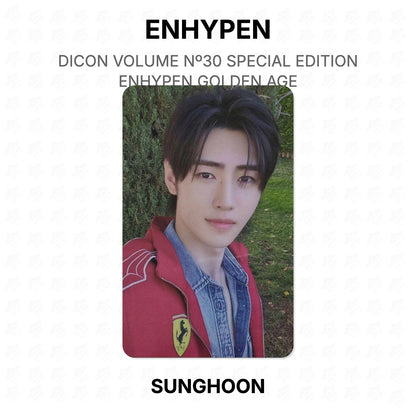 ENHYPEN DICON VOLUME Nº30 SPECIAL EDITION ENHYPEN GOLDEN AGE Offizielle Fotokarte
