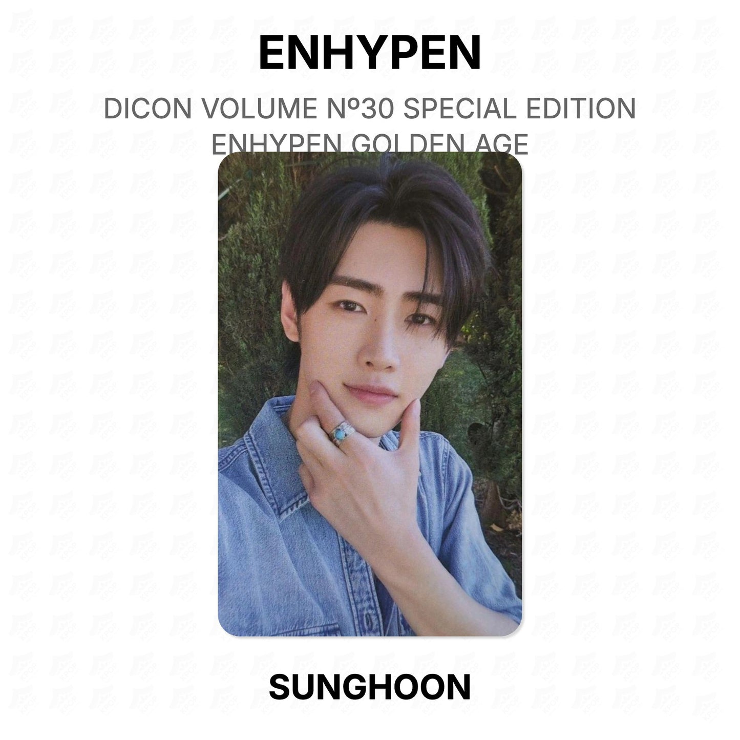 ENHYPEN DICON VOLUME Nº30 SPECIAL EDITION ENHYPEN GOLDEN AGE Offizielle Fotokarte