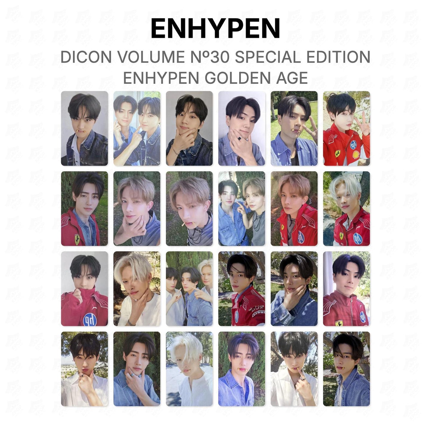 ENHYPEN DICON VOLUME Nº30 SPECIAL EDITION ENHYPEN GOLDEN AGE Offizielle Fotokarte