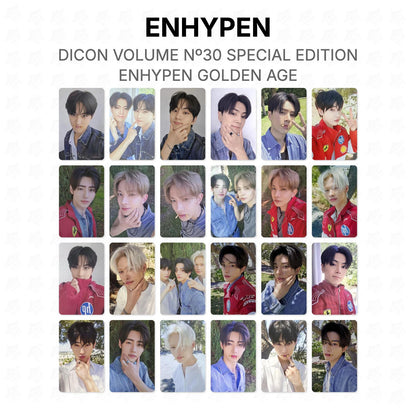 ENHYPEN DICON VOLUME Nº30 SPECIAL EDITION ENHYPEN GOLDEN AGE Offizielle Fotokarte