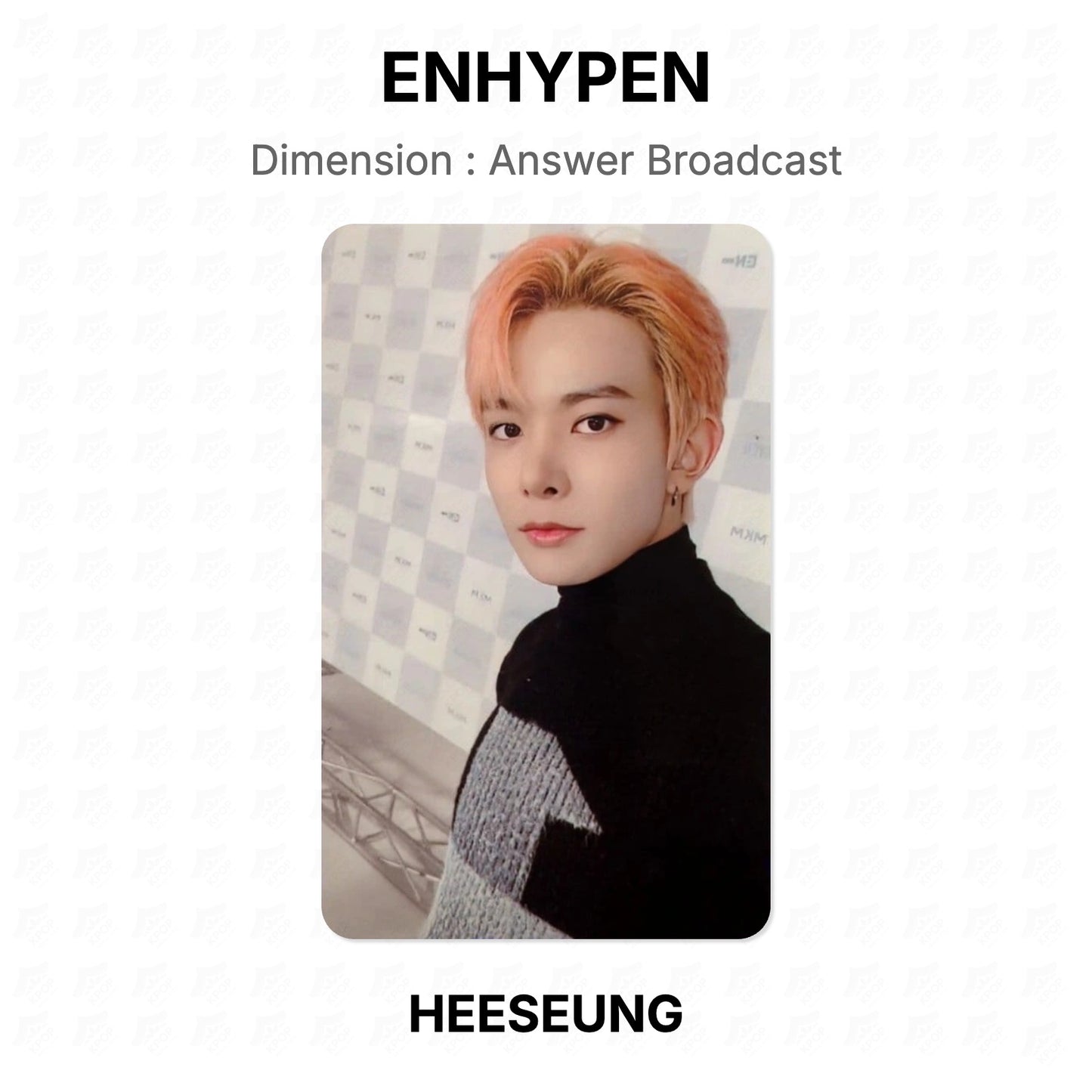 ENHYPEN Dimension : Answer Broadcast Offizielle Fotokarte