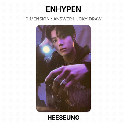 ENHYPEN DIMENSION : ANSWER LUCKY DRAW Official Photocard