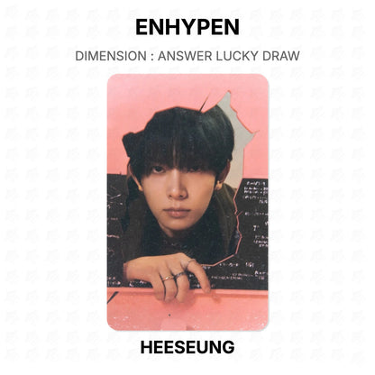 ENHYPEN DIMENSION : ANSWER LUCKY DRAW Official Photocard