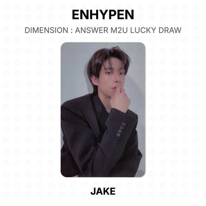 ENHYPEN DIMENSION : ANSWER M2U LUCKY DRAW Offizielle Fotokarte