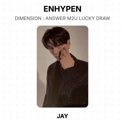 ENHYPEN DIMENSION : ANSWER M2U LUCKY DRAW Offizielle Fotokarte
