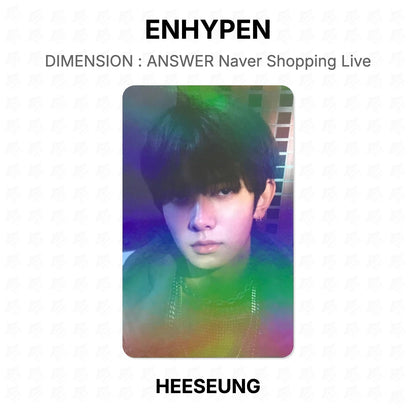 ENHYPEN DIMENSION : ANSWER Naver Shopping Live Official Photocard