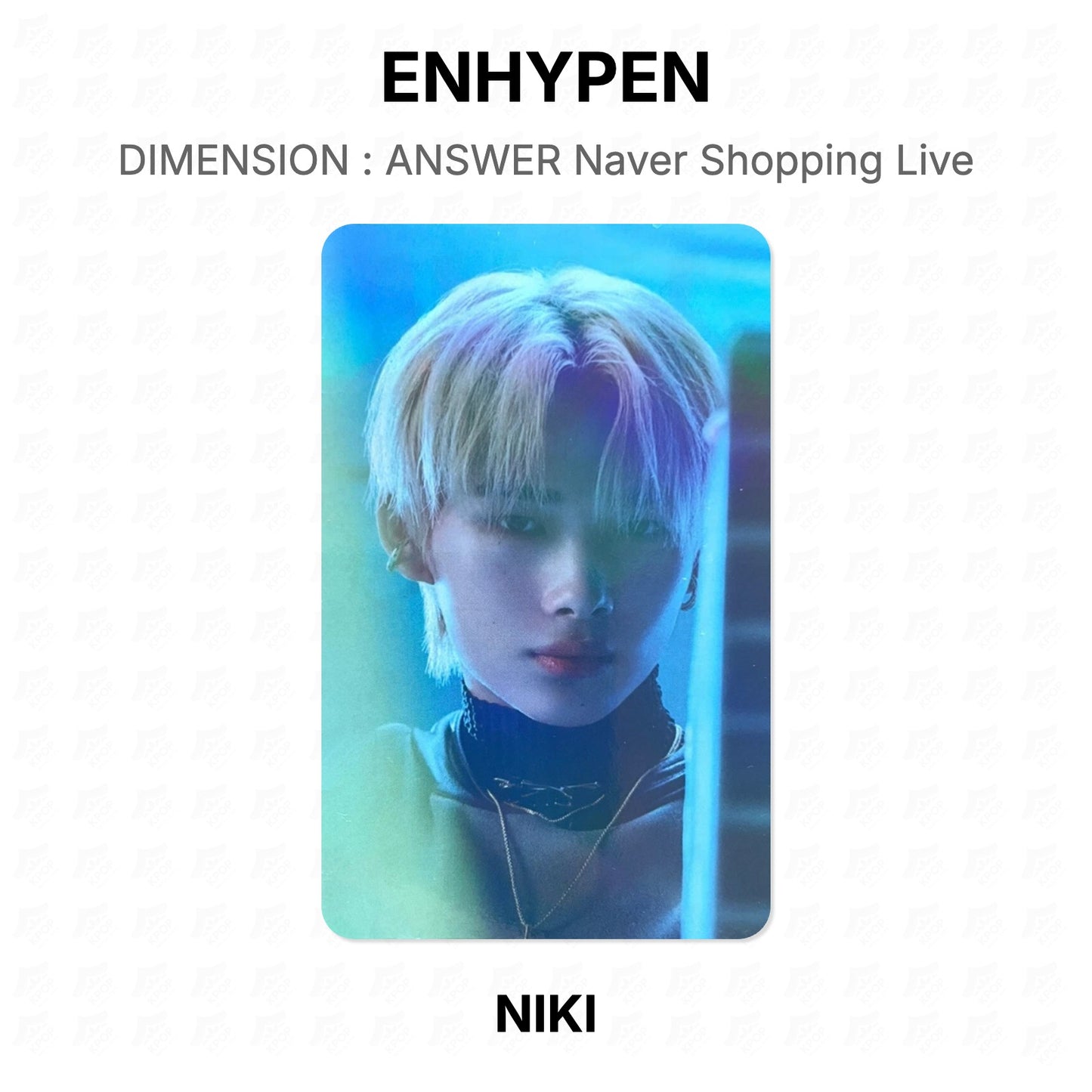 ENHYPEN DIMENSION : ANSWER Naver Shopping Live Official Photocard