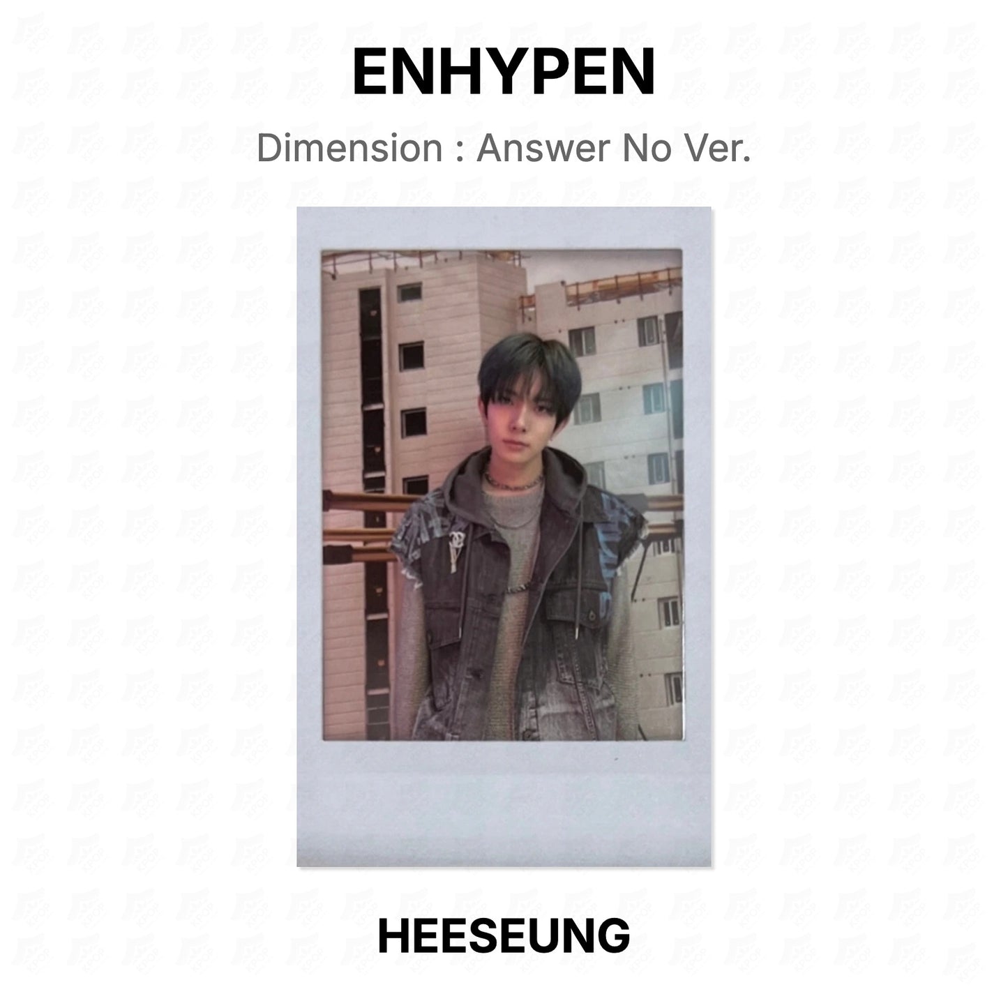 ENHYPEN Dimension : Answer No Ver. Official Photocard