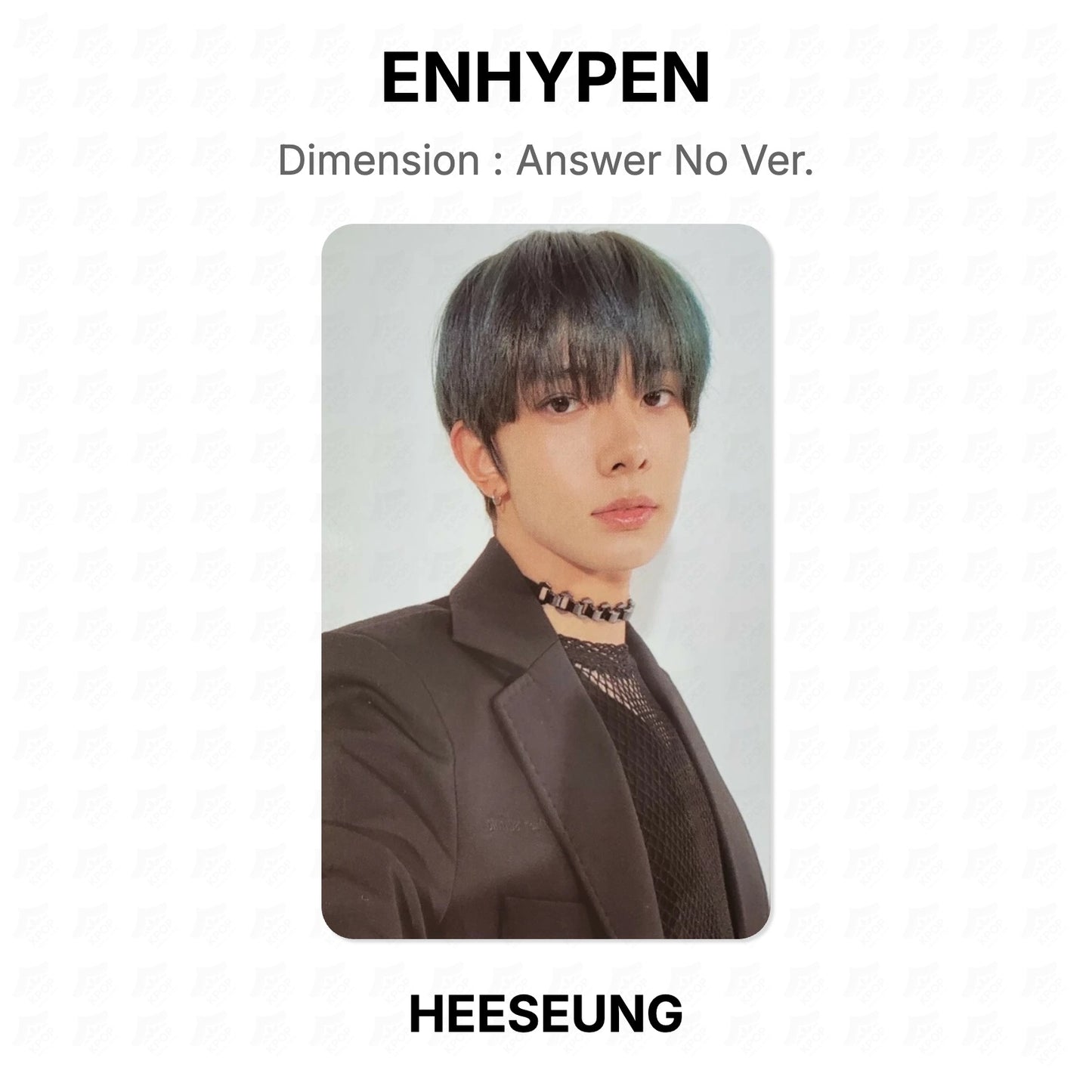 ENHYPEN Dimension : Answer No Ver. Official Photocard
