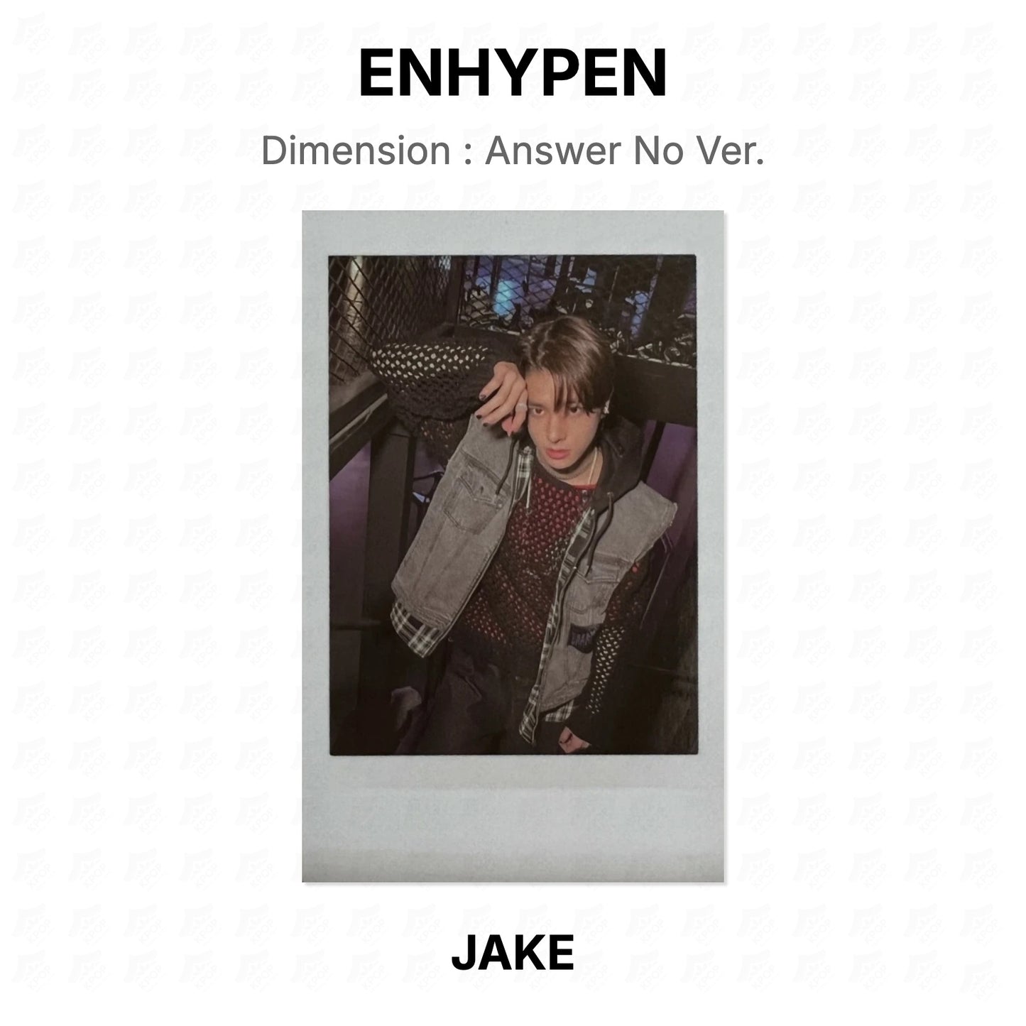 ENHYPEN Dimension : Answer No Ver. Official Photocard