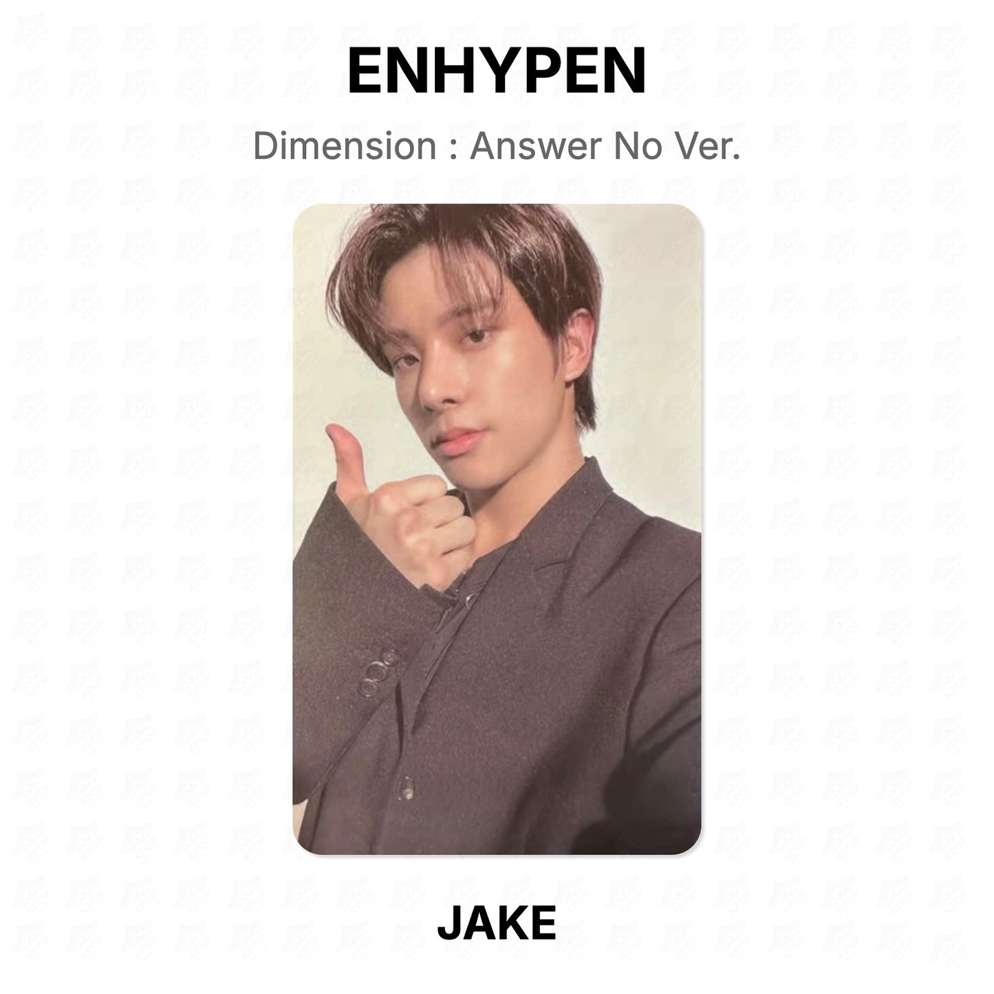 ENHYPEN Dimension : Answer No Ver. Official Photocard