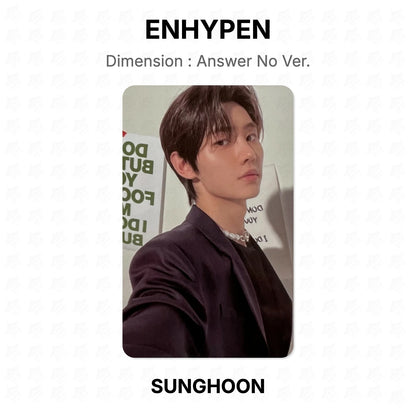 ENHYPEN Dimension : Answer No Ver. Official Photocard