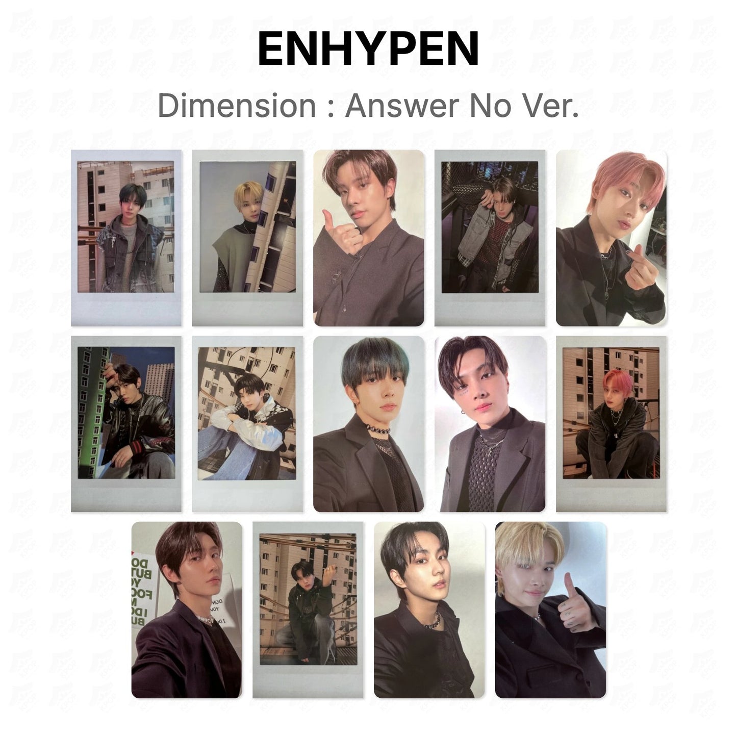 ENHYPEN Dimension : Answer No Ver. Official Photocard