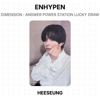 ENHYPEN Dimension: Answer Power Station Lucky Draw Offizielle Fotokarte