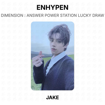 ENHYPEN Dimension: Answer Power Station Lucky Draw Offizielle Fotokarte