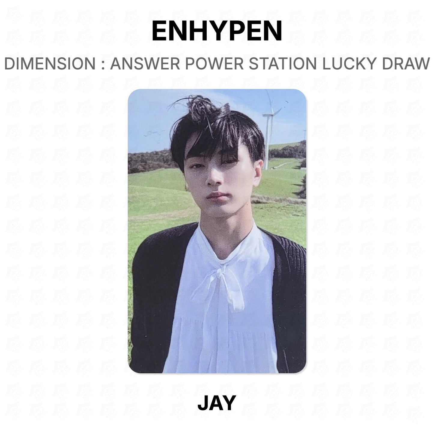 ENHYPEN Dimension: Answer Power Station Lucky Draw Offizielle Fotokarte