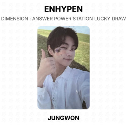 ENHYPEN Dimension: Answer Power Station Lucky Draw Offizielle Fotokarte