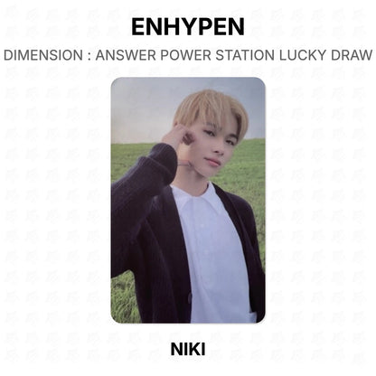 ENHYPEN Dimension: Answer Power Station Lucky Draw Offizielle Fotokarte
