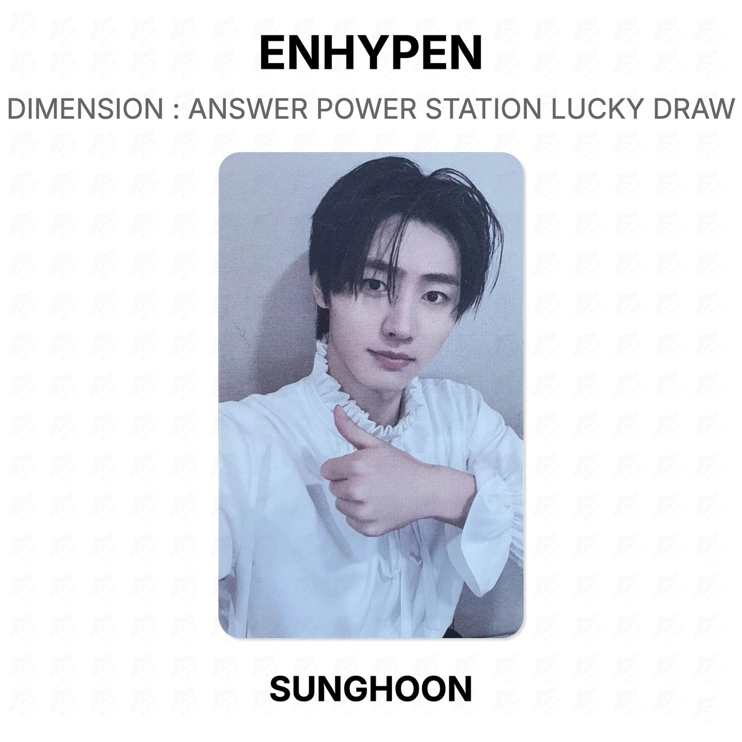 ENHYPEN Dimension: Answer Power Station Lucky Draw Offizielle Fotokarte