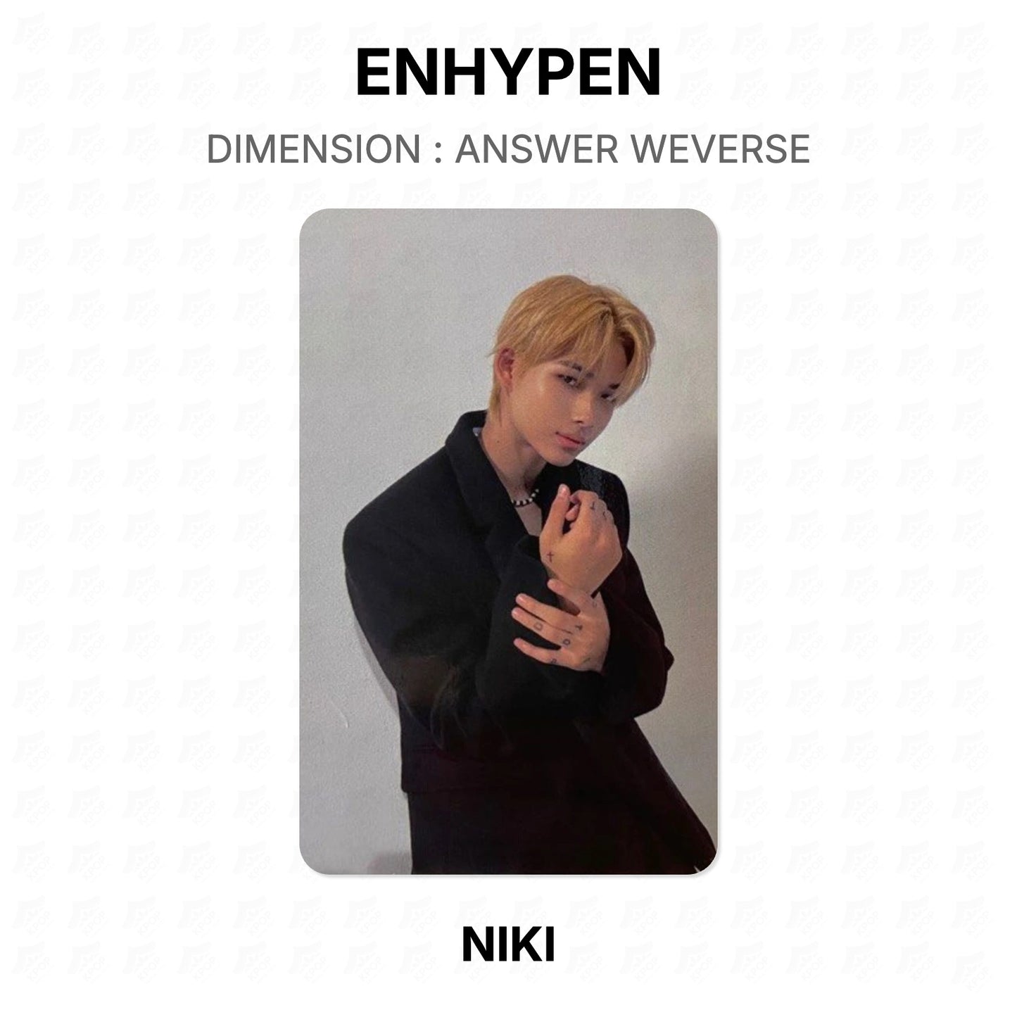 ENHYPEN Dimension : Answer Weverse Official Photocard