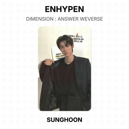 ENHYPEN Dimension : Answer Weverse Official Photocard