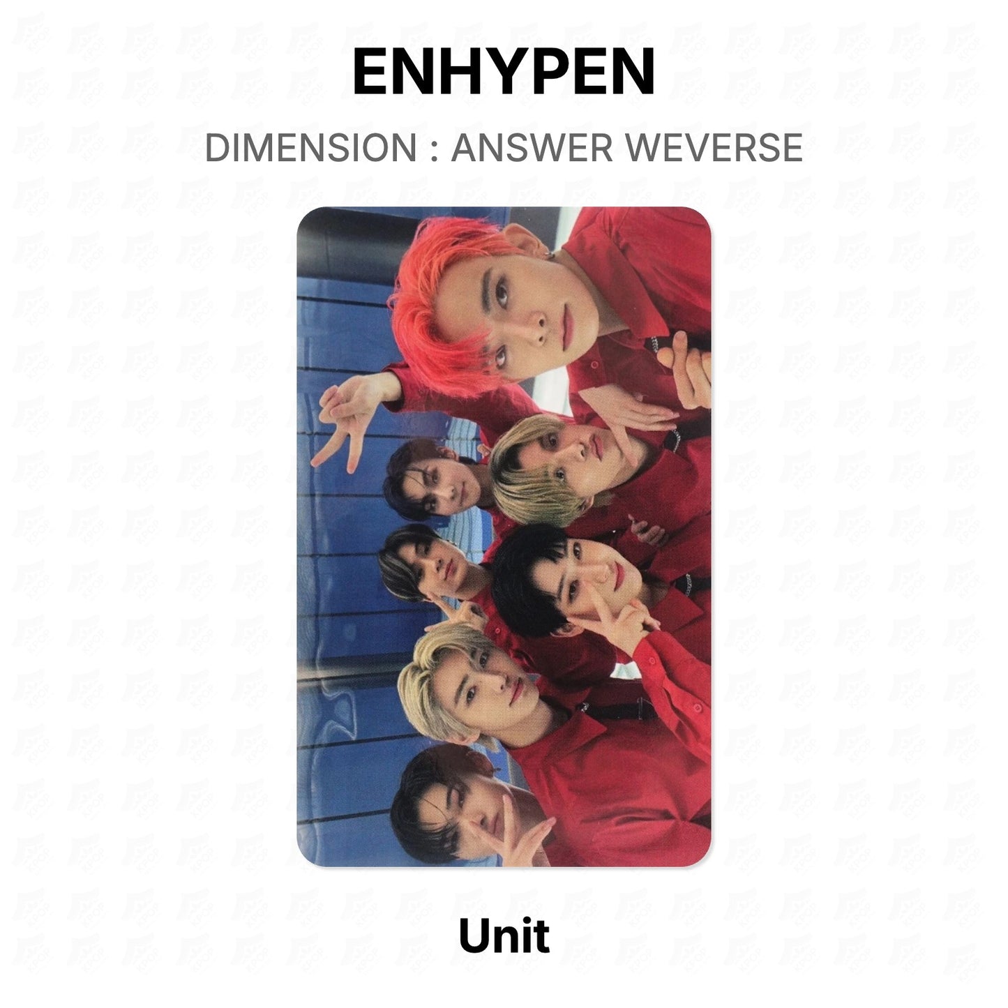 ENHYPEN Dimension : Answer Weverse Official Photocard