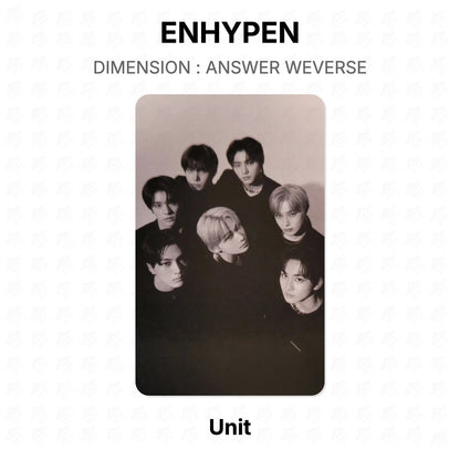ENHYPEN Dimension : Answer Weverse Official Photocard