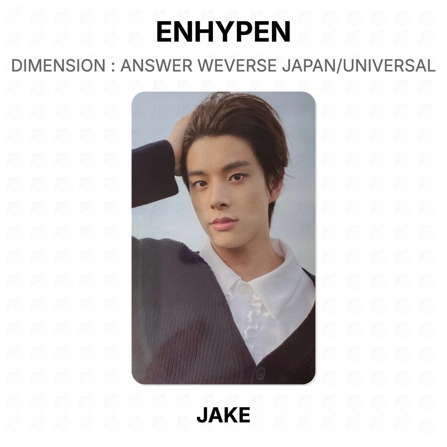 ENHYPEN DIMENSION : ANSWER WEVERSE JAPAN/UNIVERSAL Official Photocard