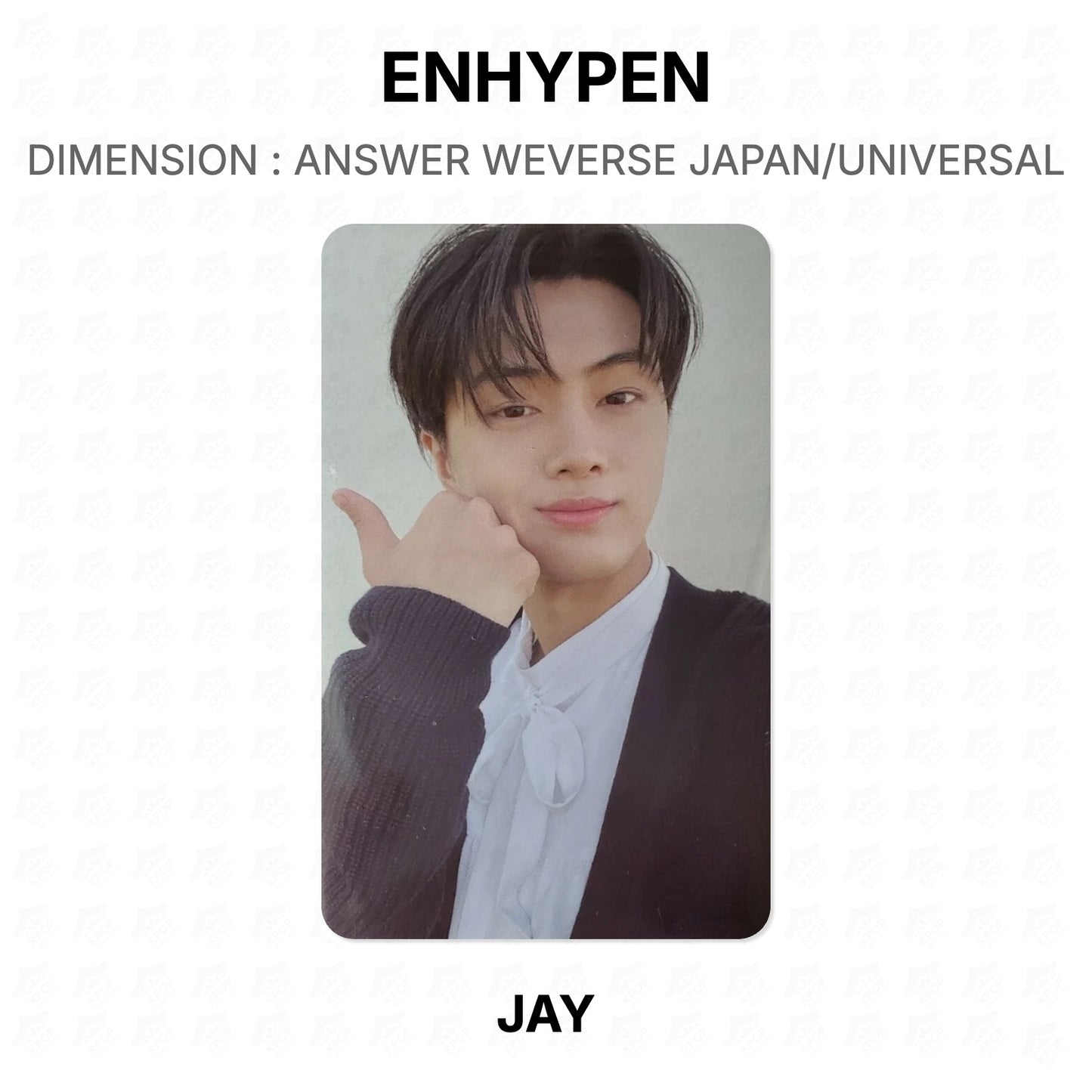ENHYPEN DIMENSION : ANSWER WEVERSE JAPAN/UNIVERSAL Official Photocard