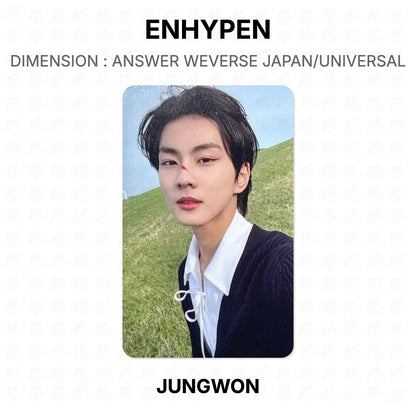 ENHYPEN DIMENSION : ANSWER WEVERSE JAPAN/UNIVERSAL Official Photocard