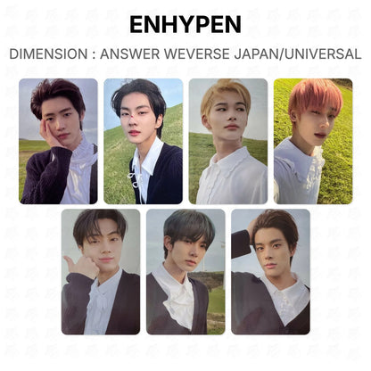 ENHYPEN DIMENSION : ANSWER WEVERSE JAPAN/UNIVERSAL Official Photocard